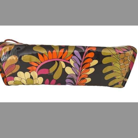 KATE SPADE NEW YORK Cosmetic Travel bag w/ zipper & floral print in bold colorsK - Picture 8 of 12